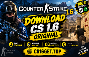 CS 1.6 Original classic Counter-Strike gameplay for Windows PC